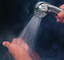 Water saving shower head